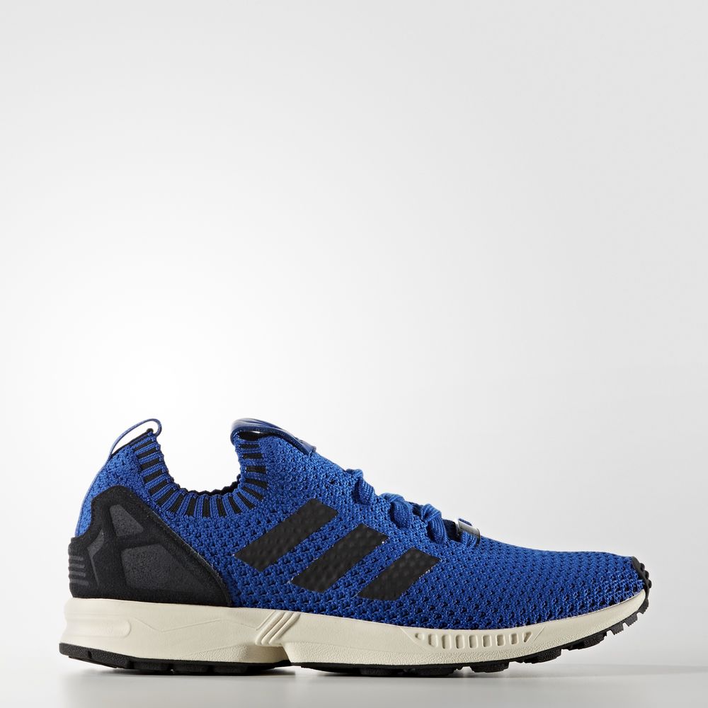 Adidas Zx Flux Primeknit - Originals ανδρικα - Μπλε Ρουά/Μαυρα/Ασπρα,Μέγεθος: EU 36 – 54 2/3 (215PYN